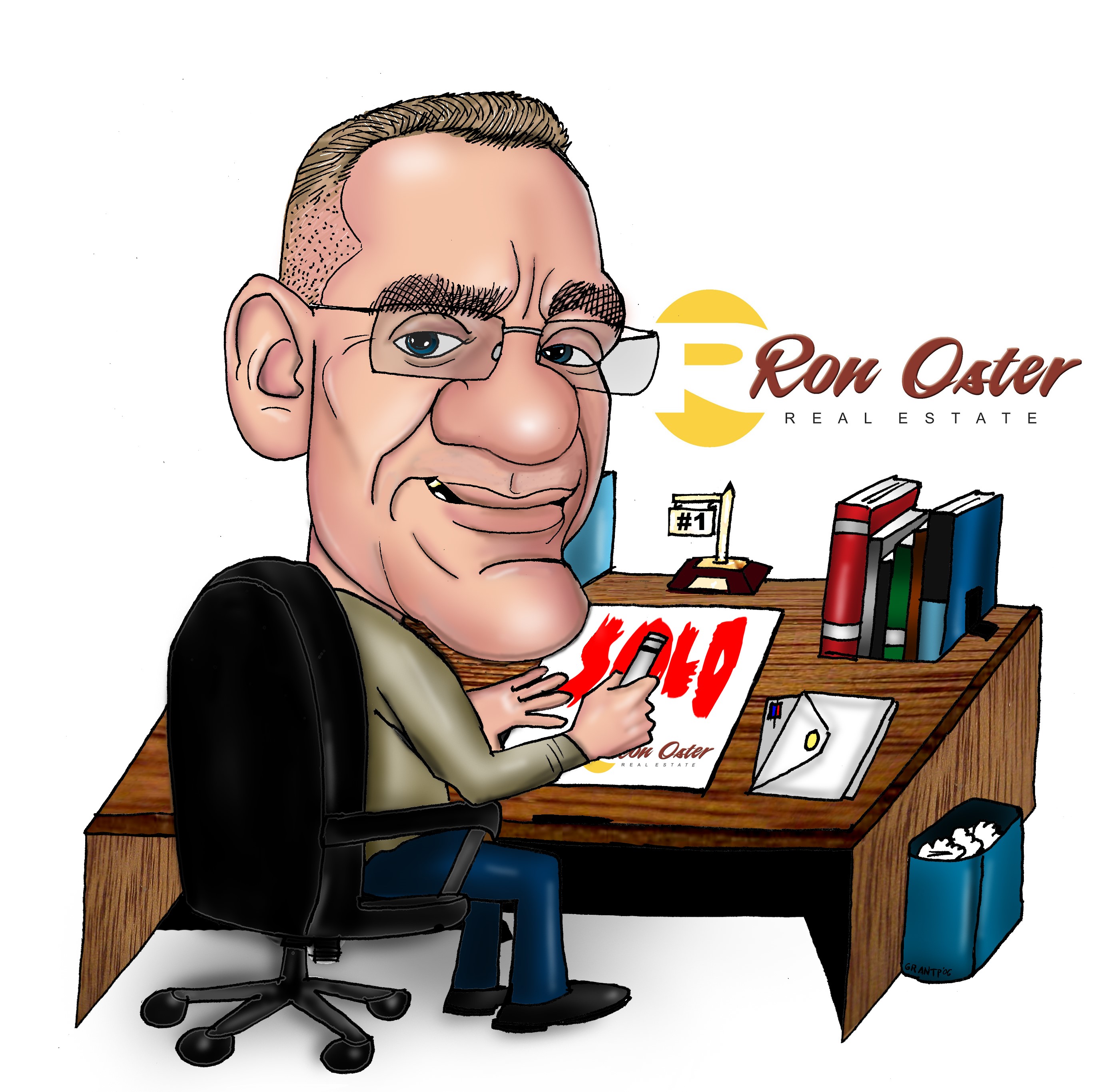 Ron Oster Caricature